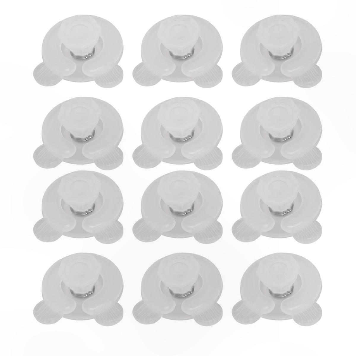 12 Pcs Mattress Support Clips, Adjustable Bed Sheet Fasteners, Plastic Comforter & Mattress Holder Clips