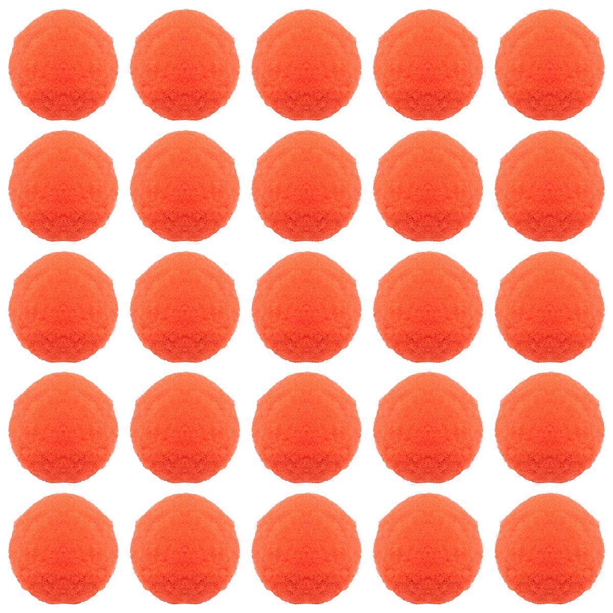 Colorful Plush Ball Toy for DIY with 1000Pcs Orange Elastic Plush Balls