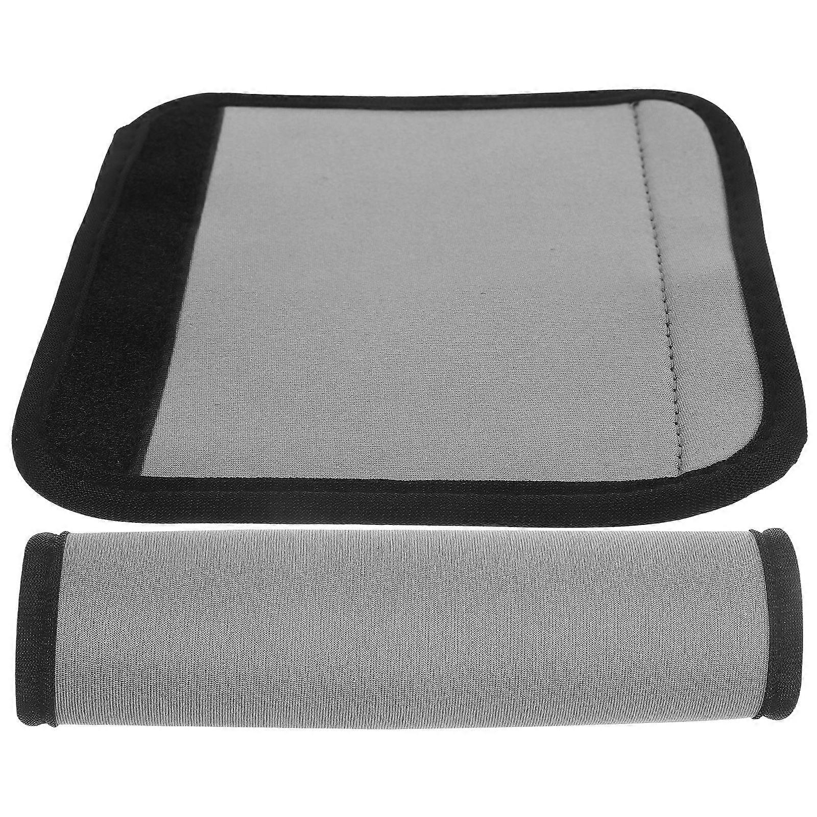 Dark Grey Luggage Handle Covers for Comfortable Grip Protection 4Pcs