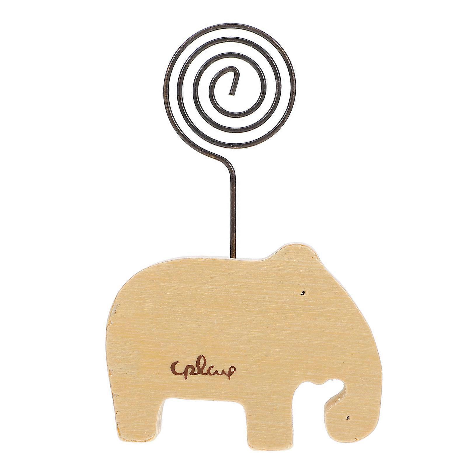 Minimalist Design Picture Holder For Office Use Suitable For Adults With A Charming Animal Shape In Beige 1Pack
