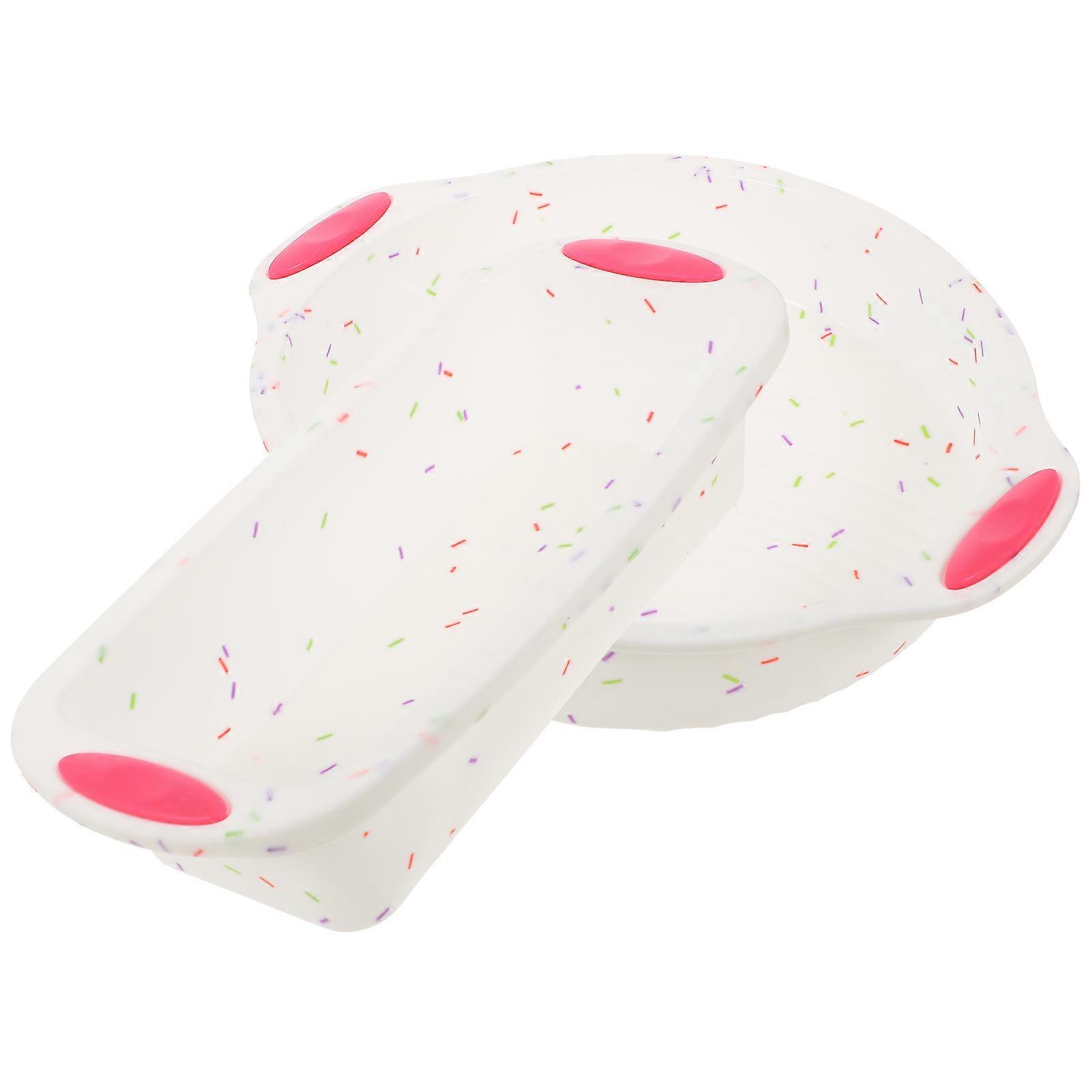 Cake Molds For Baking Flexible Cake Mold Professional Bakers Assorted Color Oven Safe 1Set