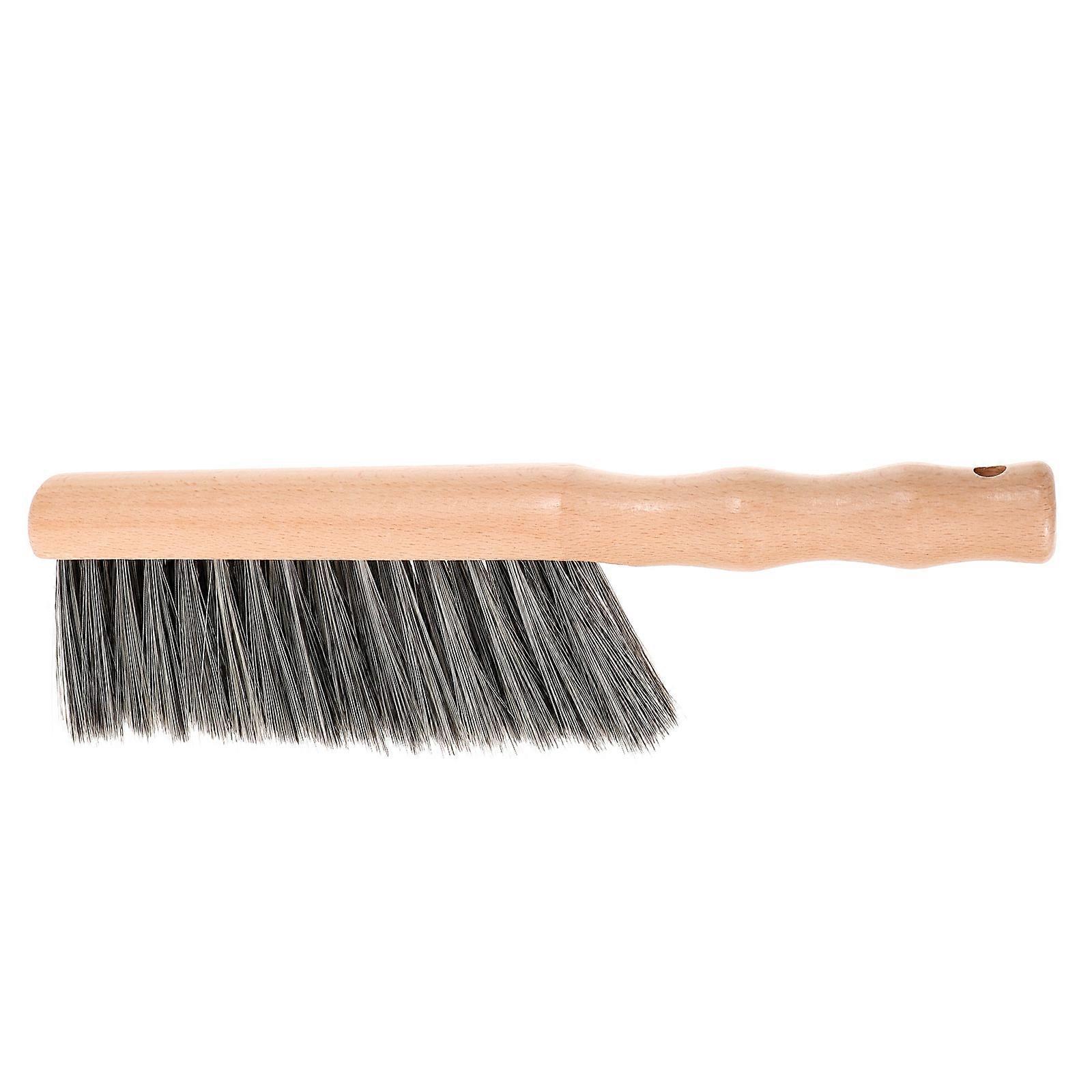 Fireplace Cleaning Tool Brush 2Pcs Wood and Pet Material for Durable Use