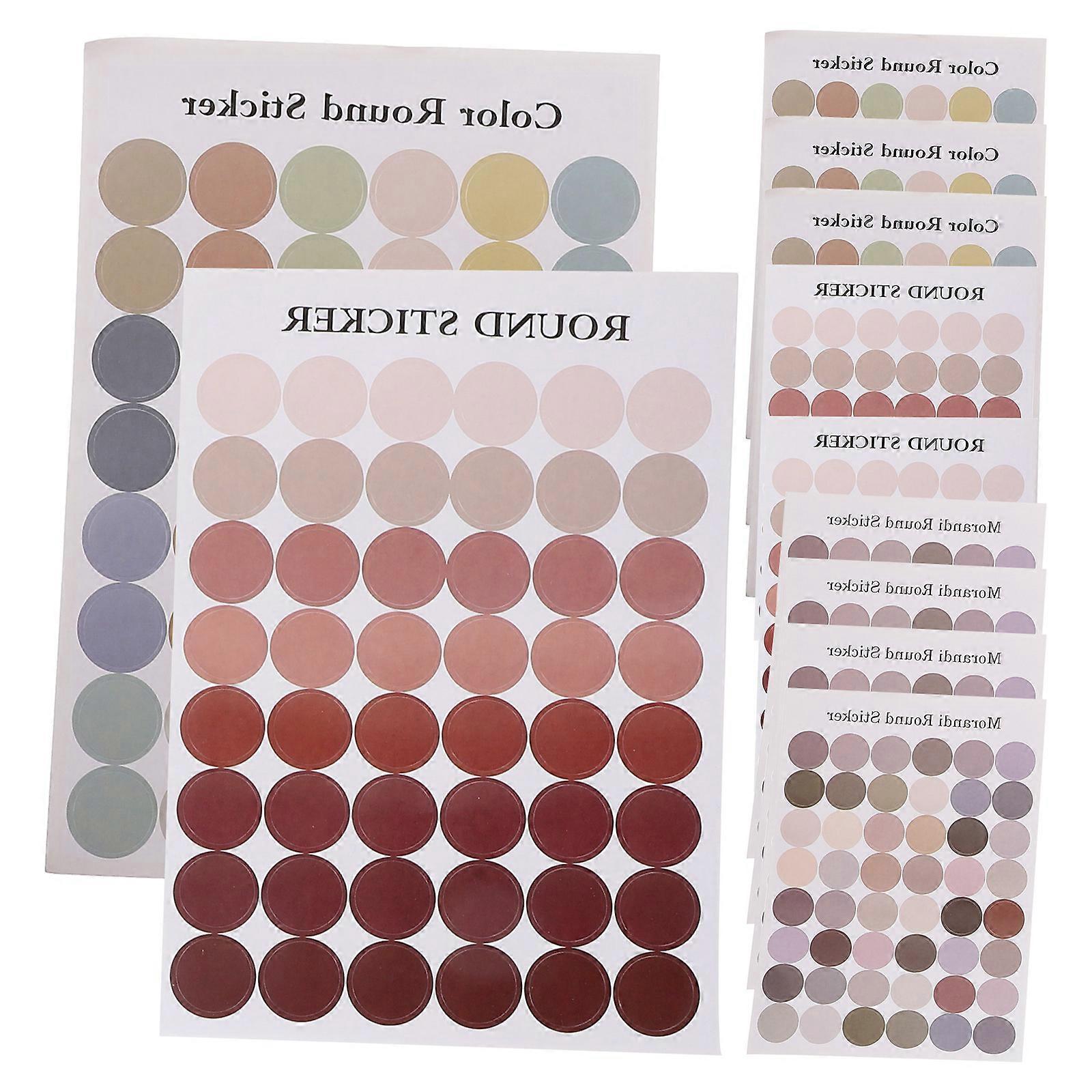 Multi-Color Delicate Envelope Stickers for Scrapbook 60 Sheets Seal Stickers