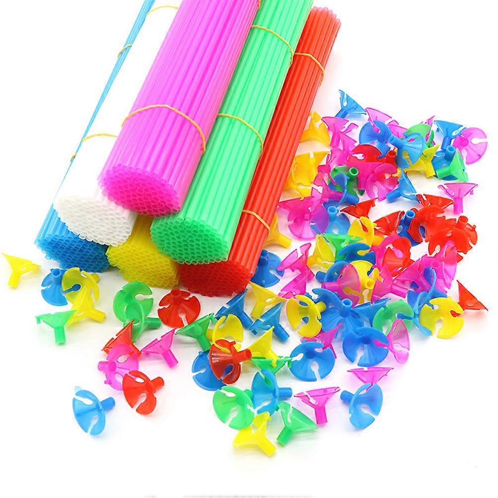 Plastic Bow Sticks For Balloons 200 Set Great For Display Booths And Celebrations Easy To Cut For Versatile Use