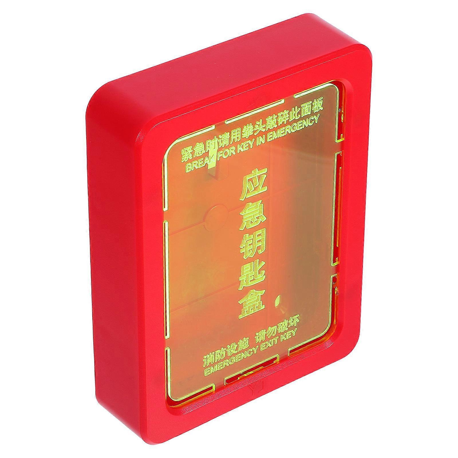 Key Lock Box Wall Mount for Emergency Use 4Pcs Door Key Storage Box