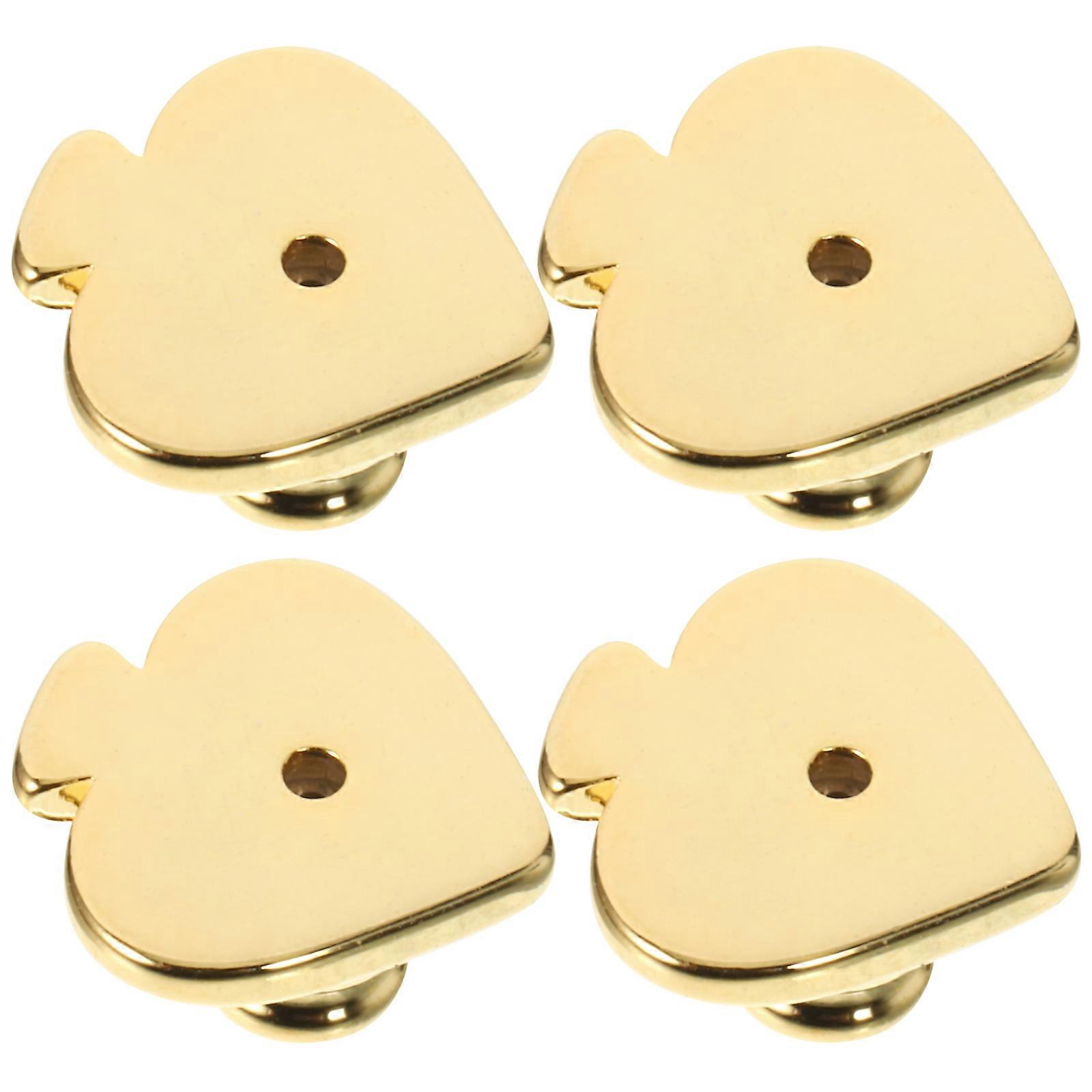 Golden Metal Earring Backs for Earrings Use Copper 12Pcs Replacement