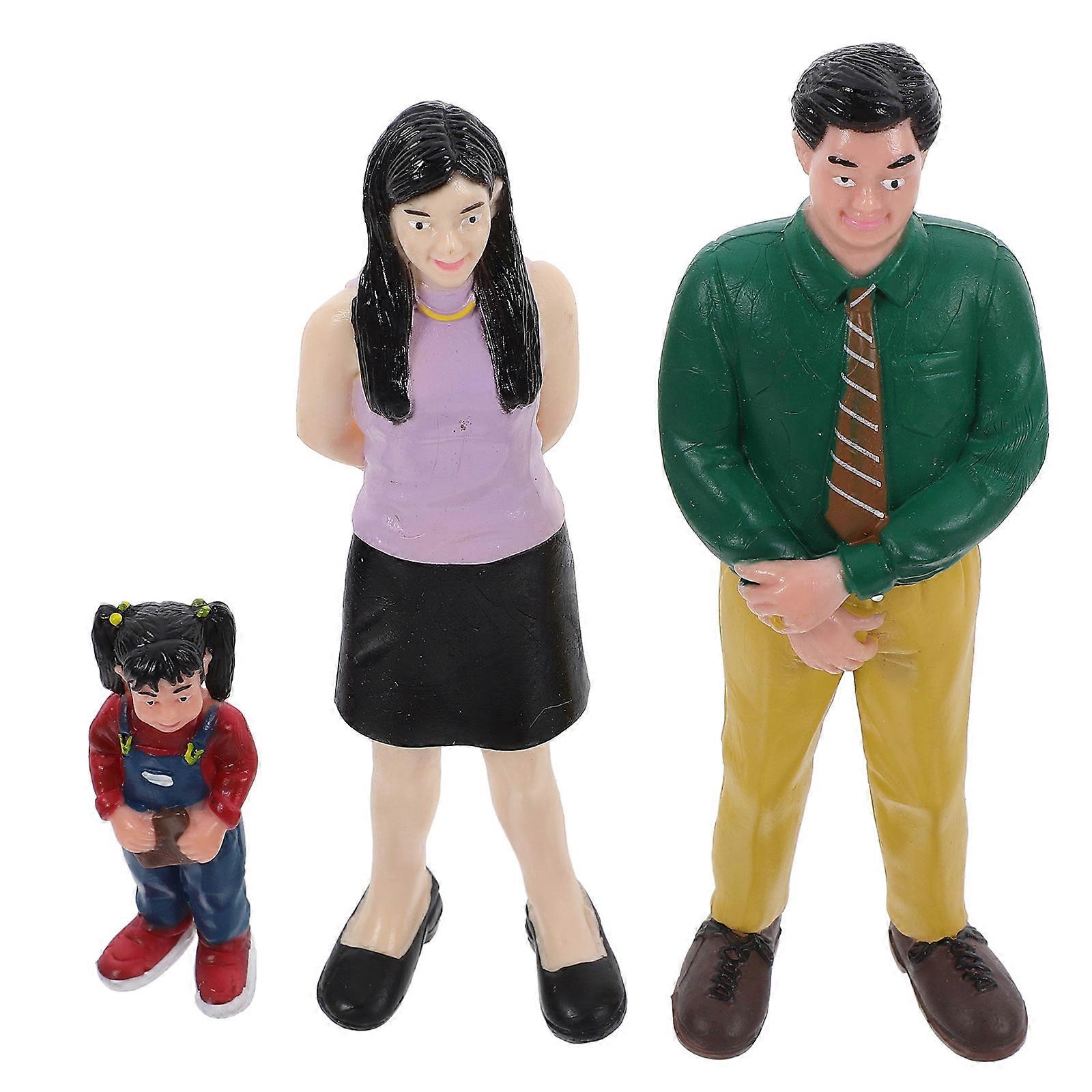 Lifelike Mini People Models Set for Sand Table Use Human Shape Decorative Collectors 12-Pcs