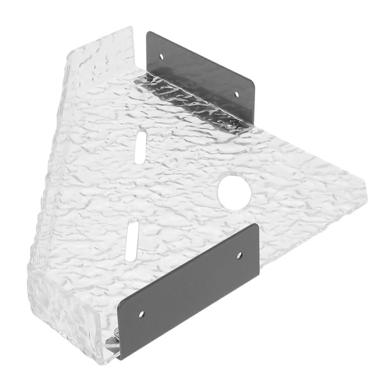 Space-Saving Bathroom Accessories Acrylic Corner Rack 2Sets