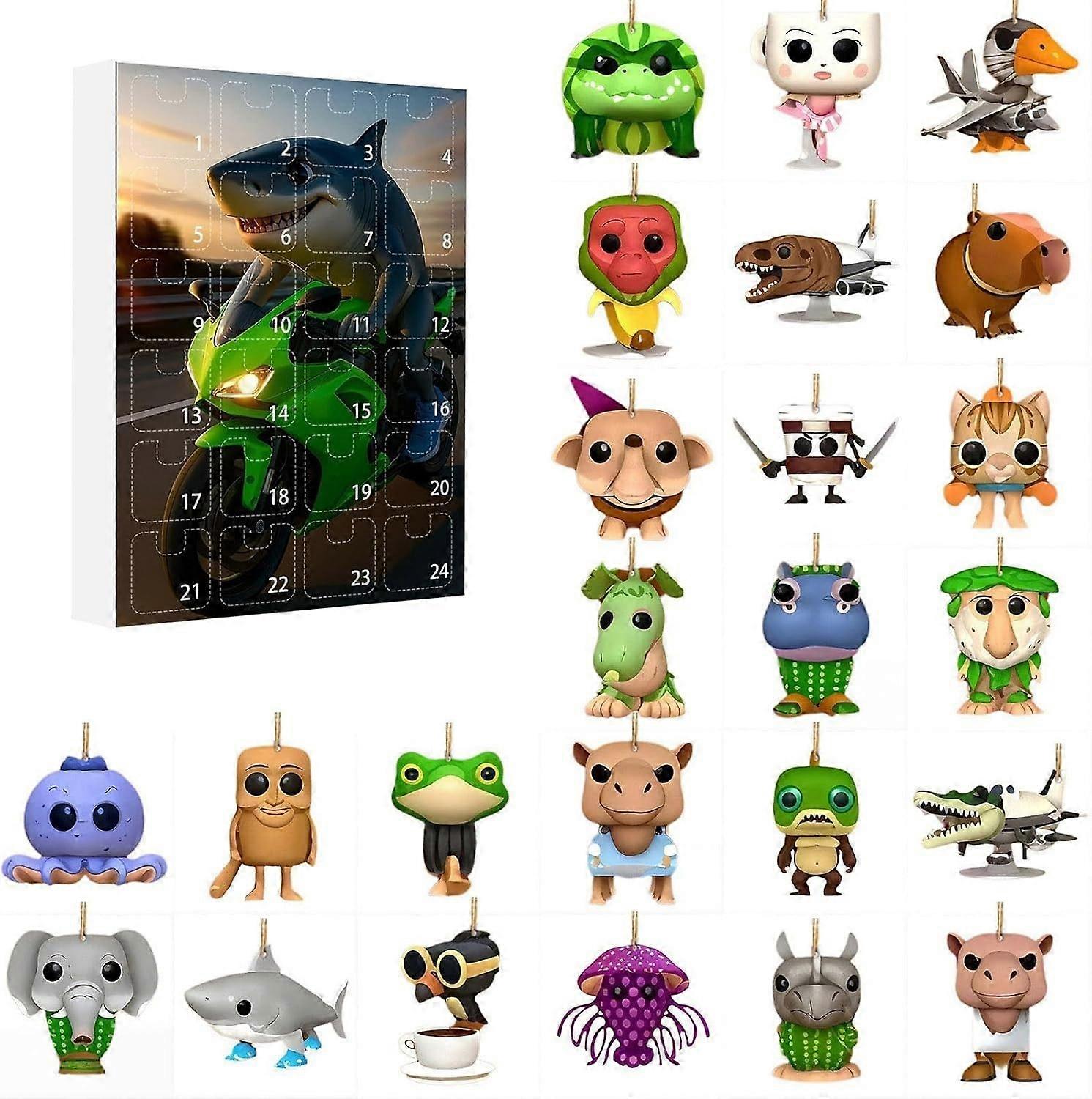 2025 Advent calendar Tung Tung Tung Sahur Advent Calendar, 24 Day Countdown Calendar, 2025 Advent Calendar Collection Decorative Gift
