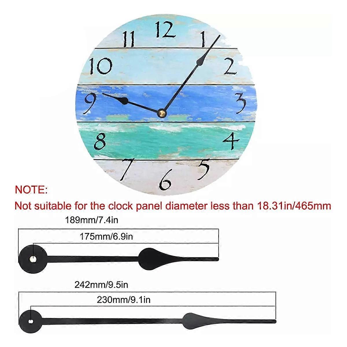 5pcs High Torque Quartz DIY Wall Clock Movement Mechanism Hands Kit