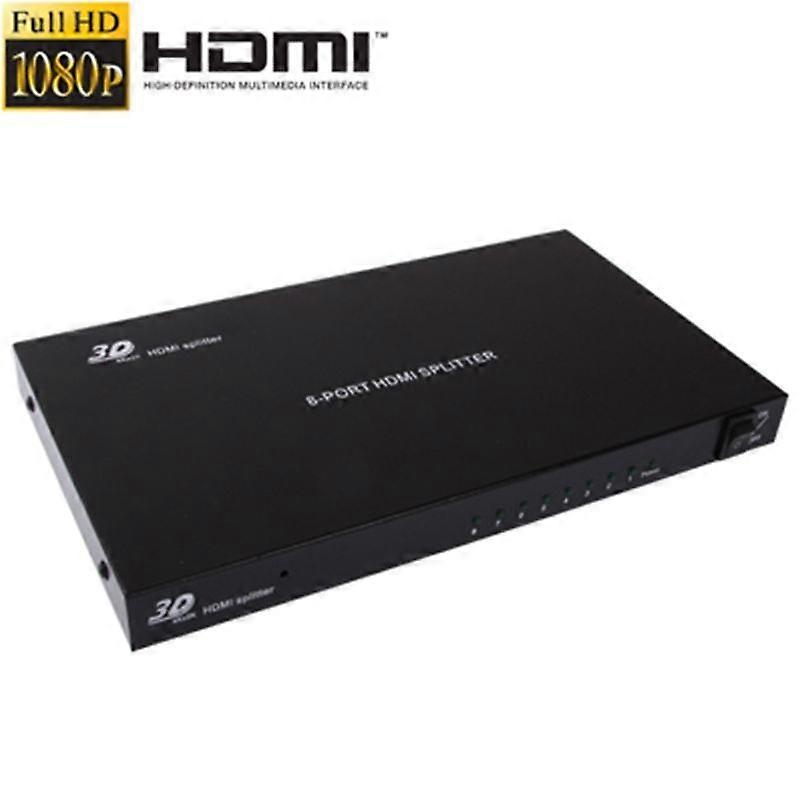 1 x 8 Full HD 1080P HDMI Splitter