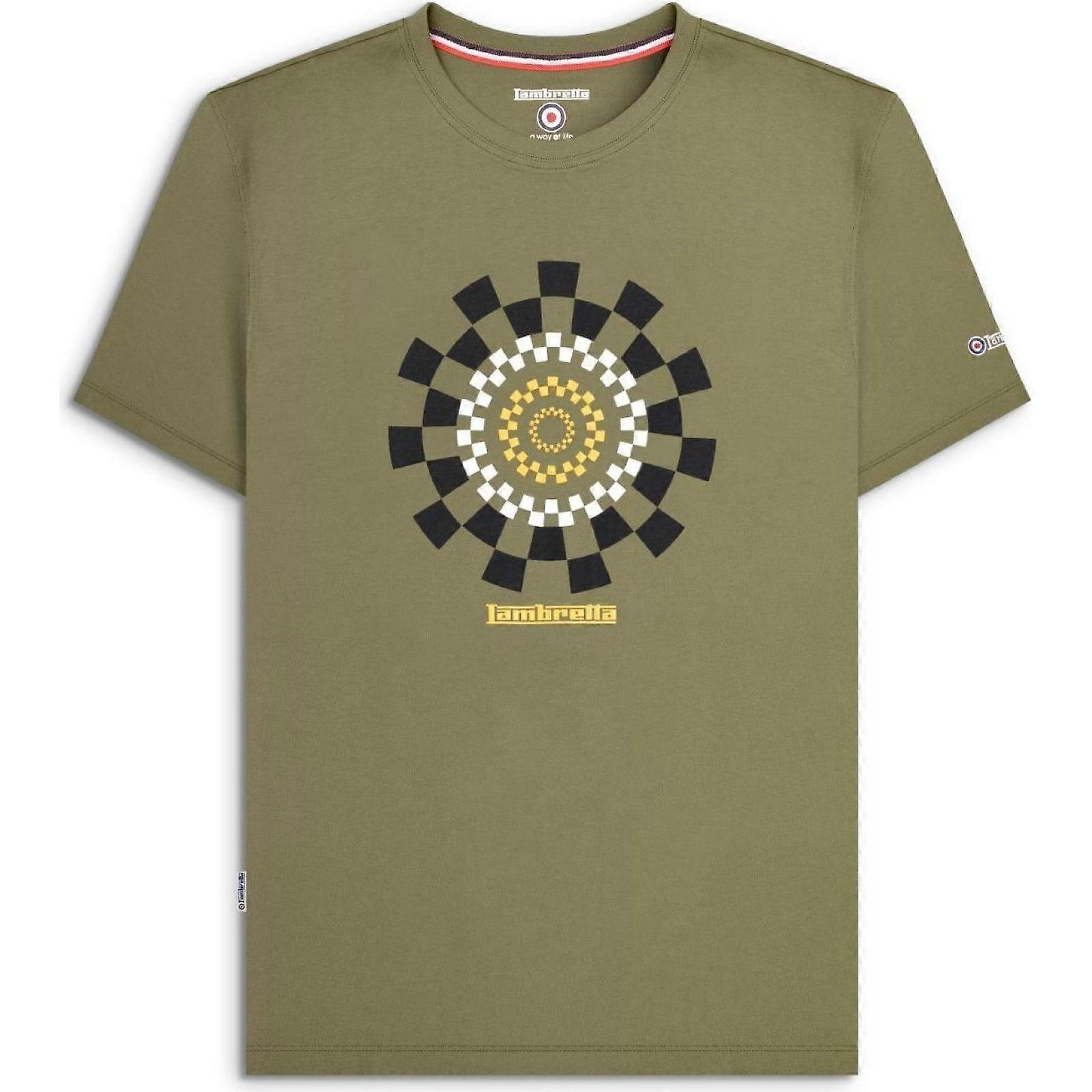 Lambretta Mens Track Tee Short Sleeve T-Shirt