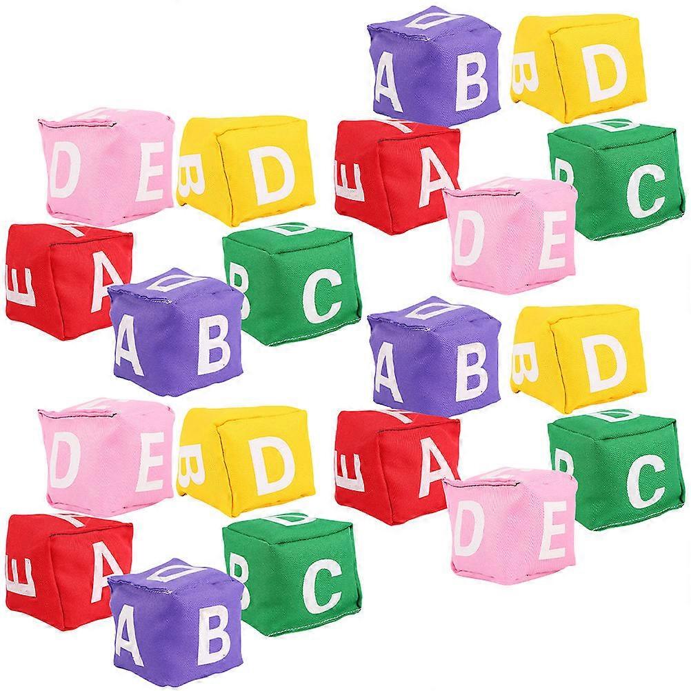40Pcs Bean Bags For Tossing Children Indoor Party Games Motor Skills Development Assorted Color Durable Design
