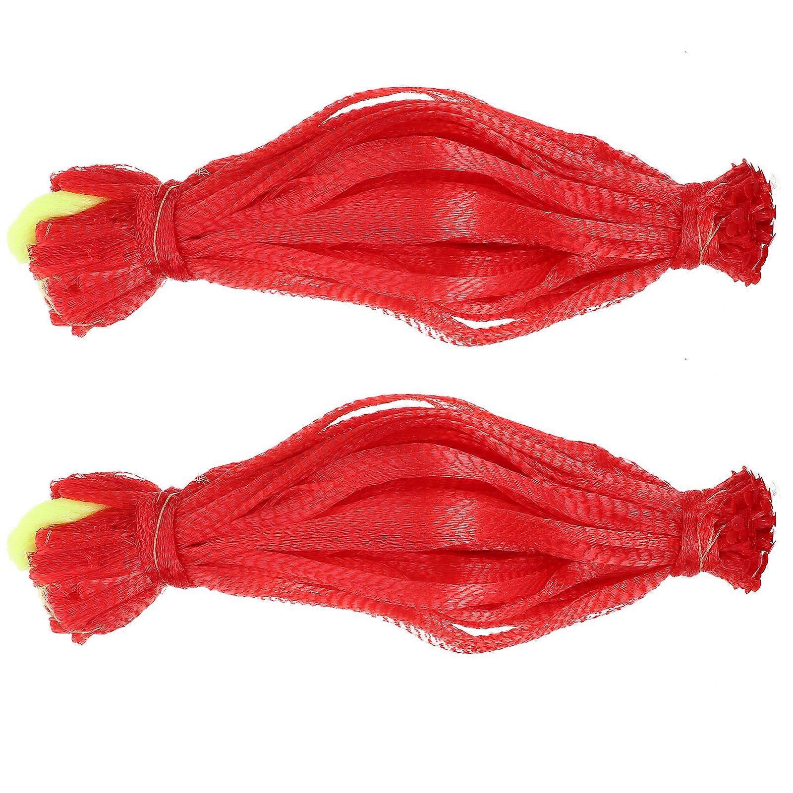 Drawstring Bag Watermelon Nets for Storage 800Pcs Red Mesh Multipurpose