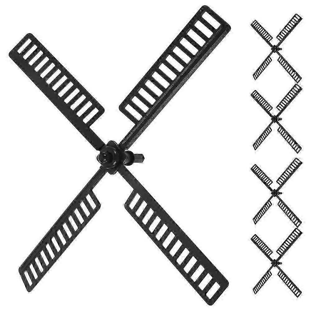5 Sets Windmill Blades Replacement Parts for Garden Windmill Head Only Accessories