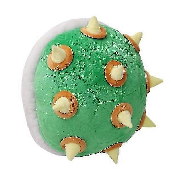 Molya Green Bowser Koopa Troopa Backpack Turtle Shell Yellow Spiked Soft Stuffed Cartoon Cute Turtle Costume Backpack Turtle Shell Bag Toys 12" Typ_c*