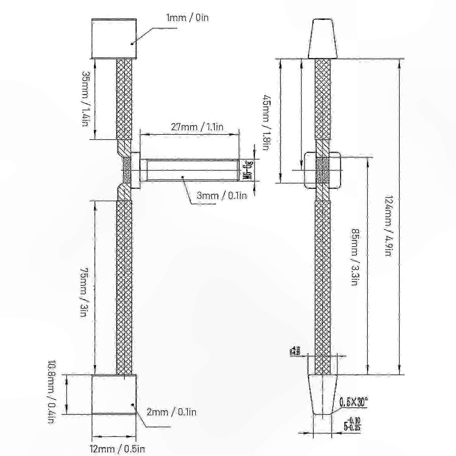 Carbon Brush Kit for ATV Winches - Enhanced Power and Speed for 2000-5000lb Applications