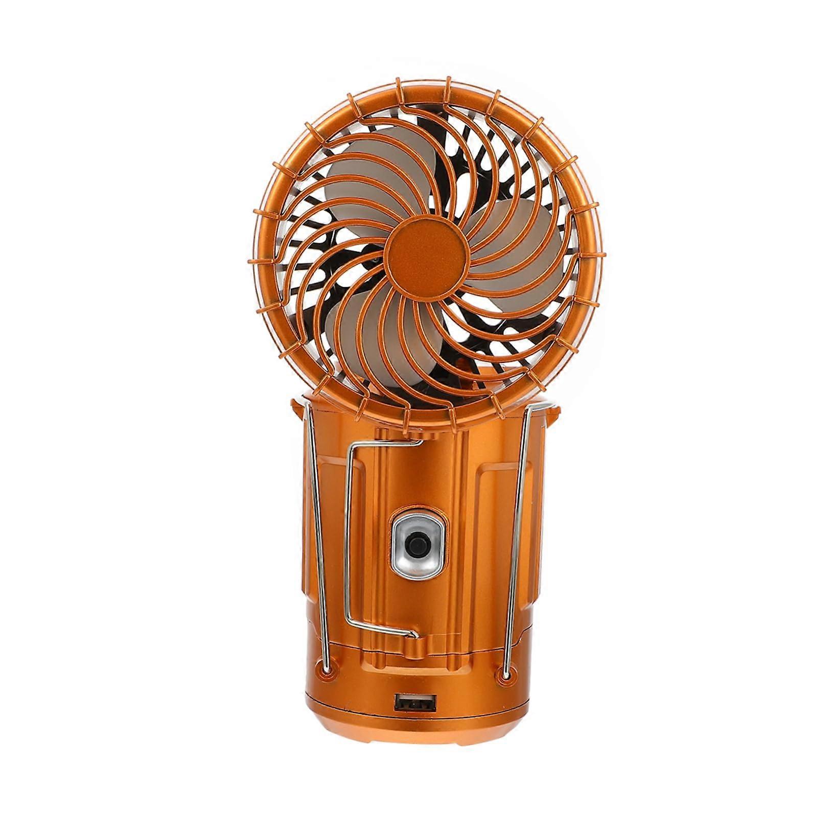 LED Camping Light Solar Lantern 2In1 Tent Light Emergency Handheld Lamp Weatherproof Random Color