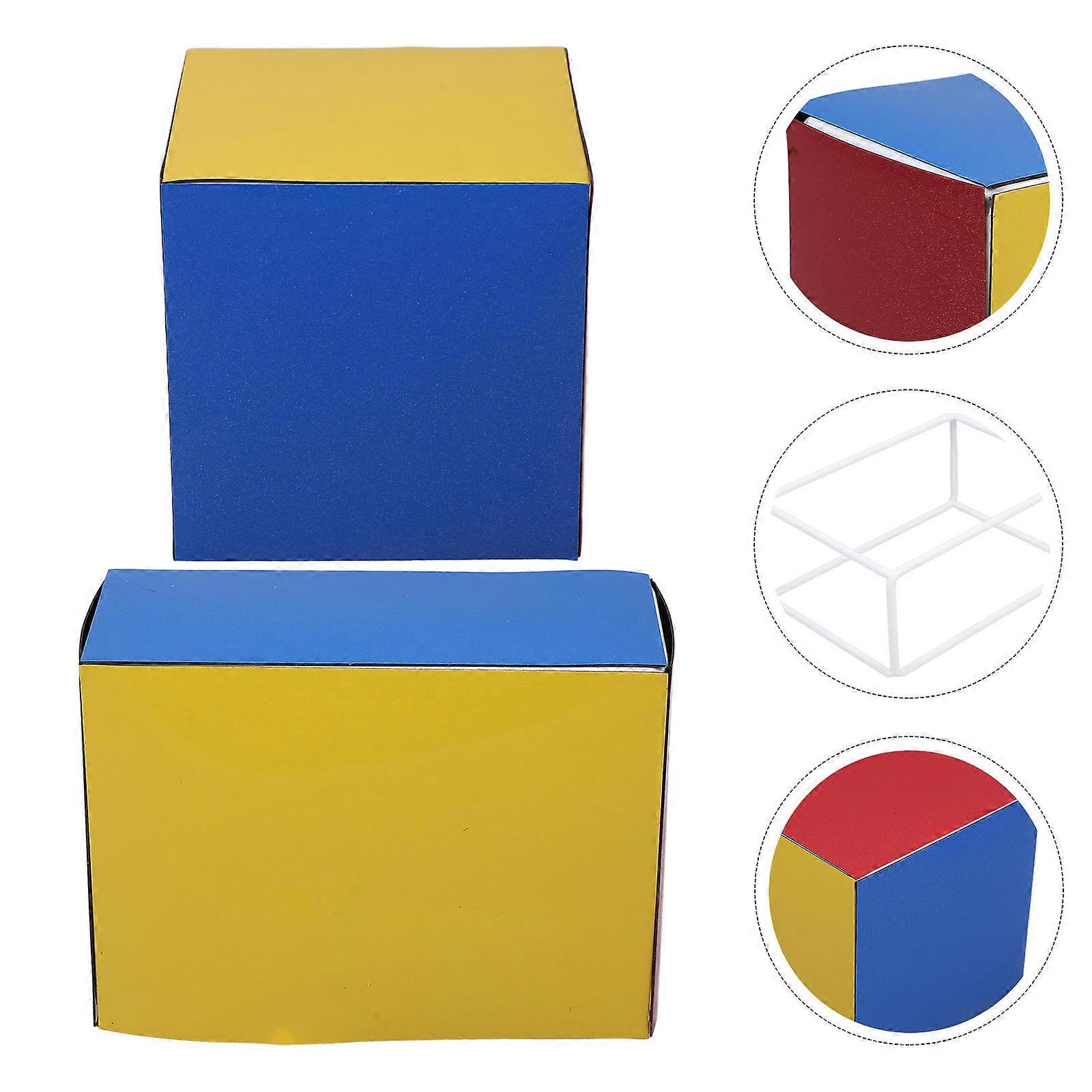 Magnetic Geometry Solid Model For Teaching Math Manipulatives Demonstration Of Edge Length Assorted Color 1 Set