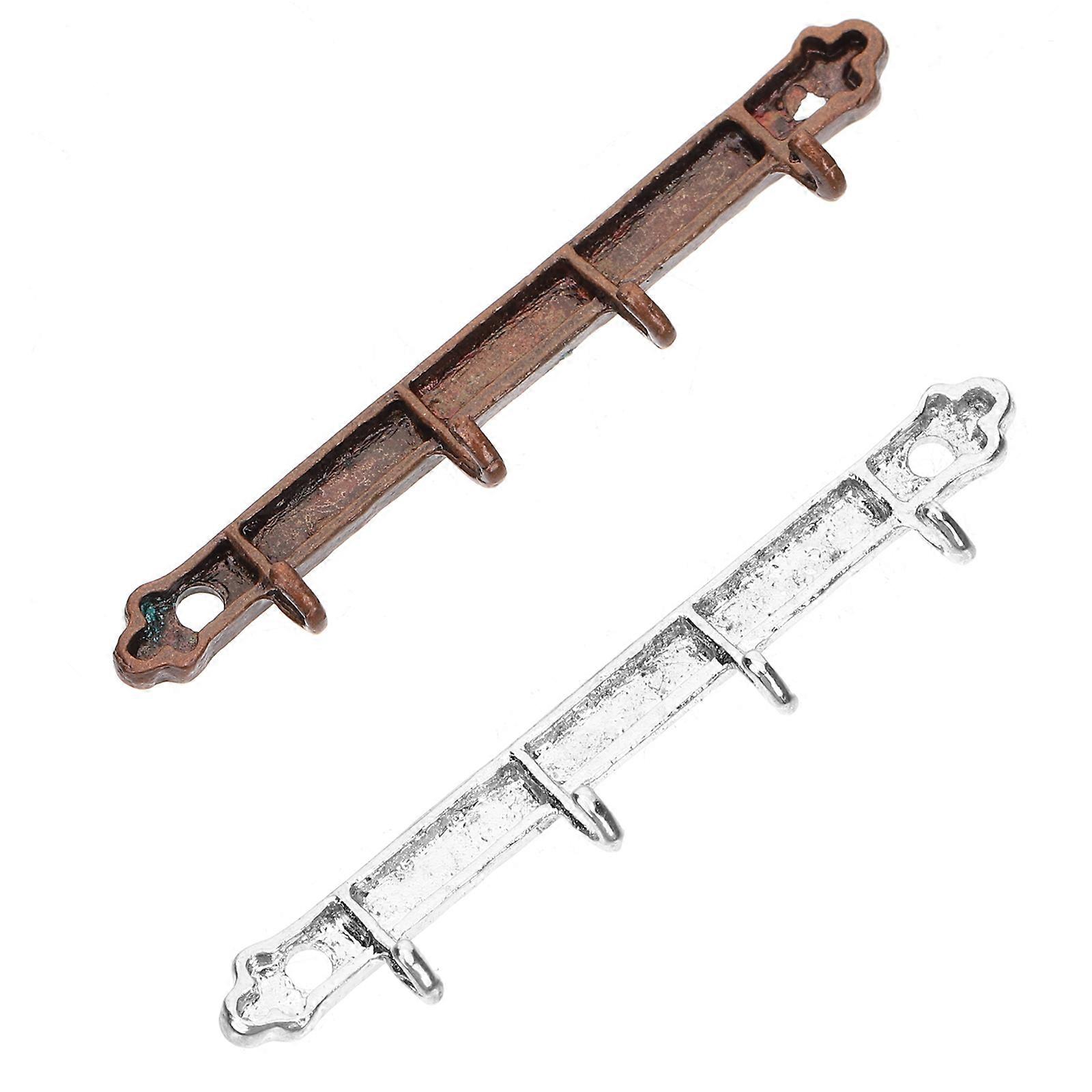 Mini House Hook Miniature Hanging Accessories for 4Pcs Assorted Color