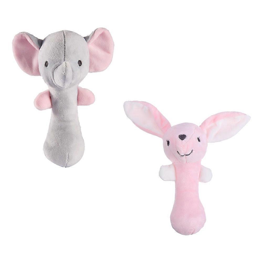 Hand Toys Baby Plush Stuffed Animal with 2Pcs for Playing