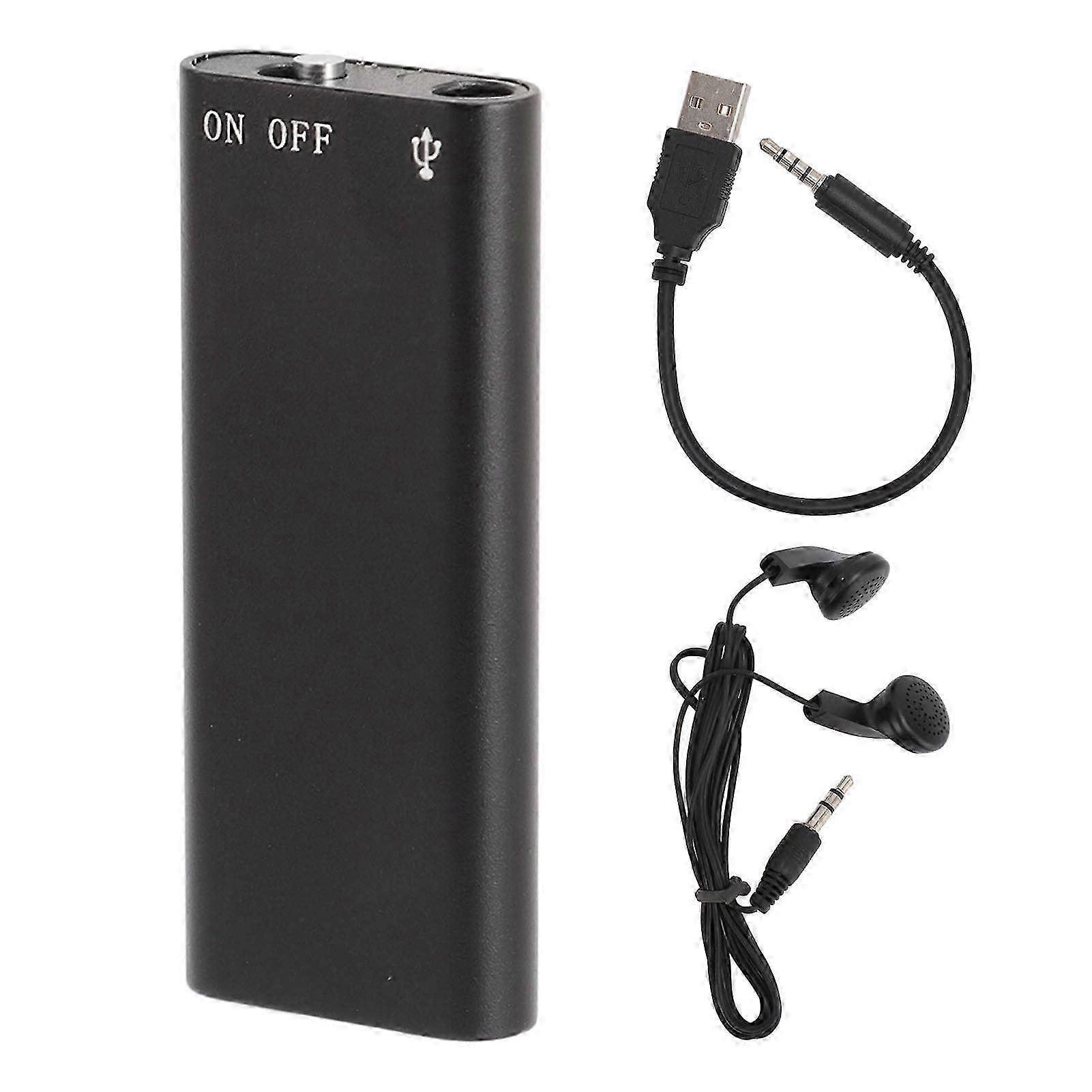 MP3 Player Mini HD Noise Cancellation Ultra Long Standby Voice Recorder Music Player for Lectures Meetings 8GB