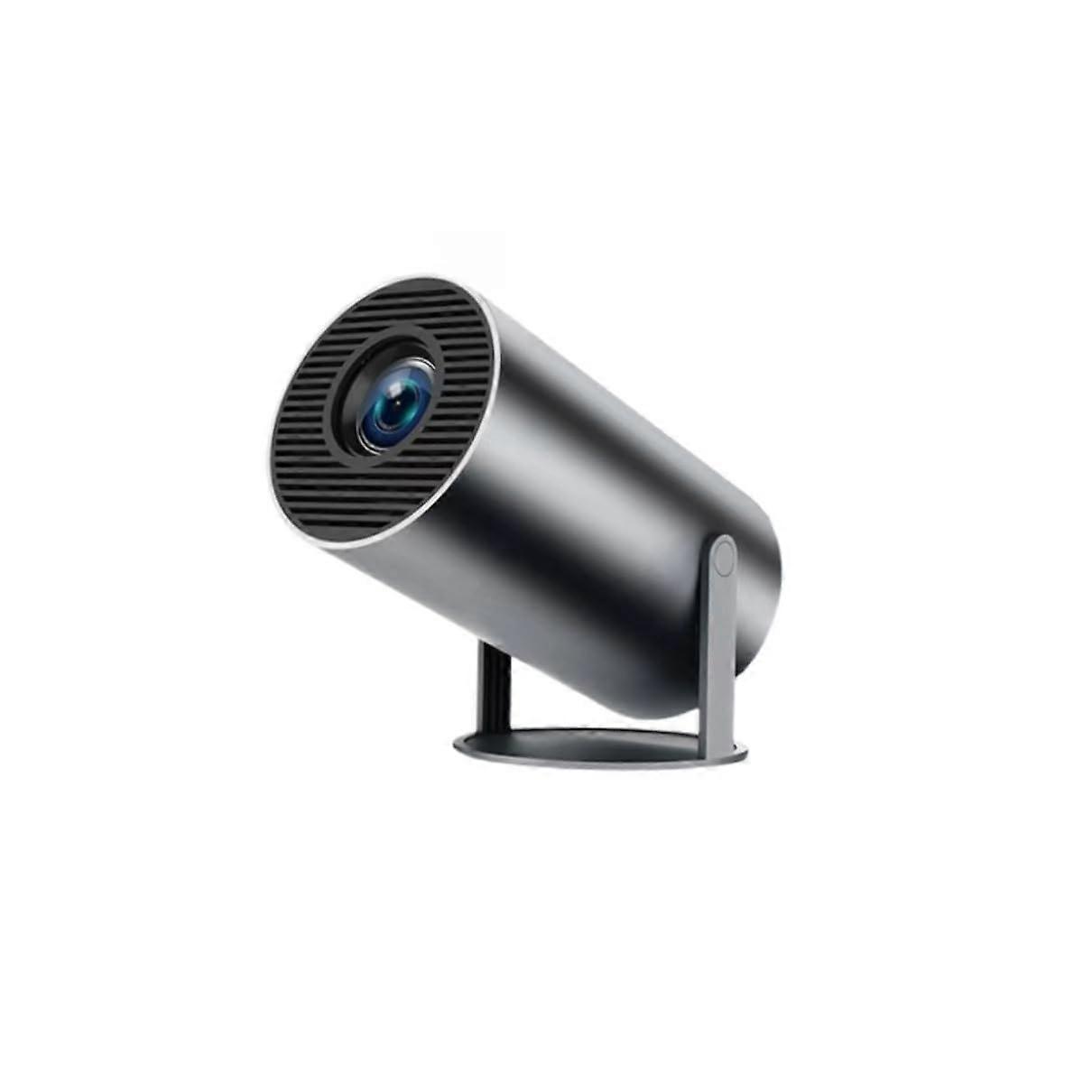 4K Projector 1080P Full HD Portable Home Projector With Wireless Screen Mirroring 100Inch Display Android Version Black