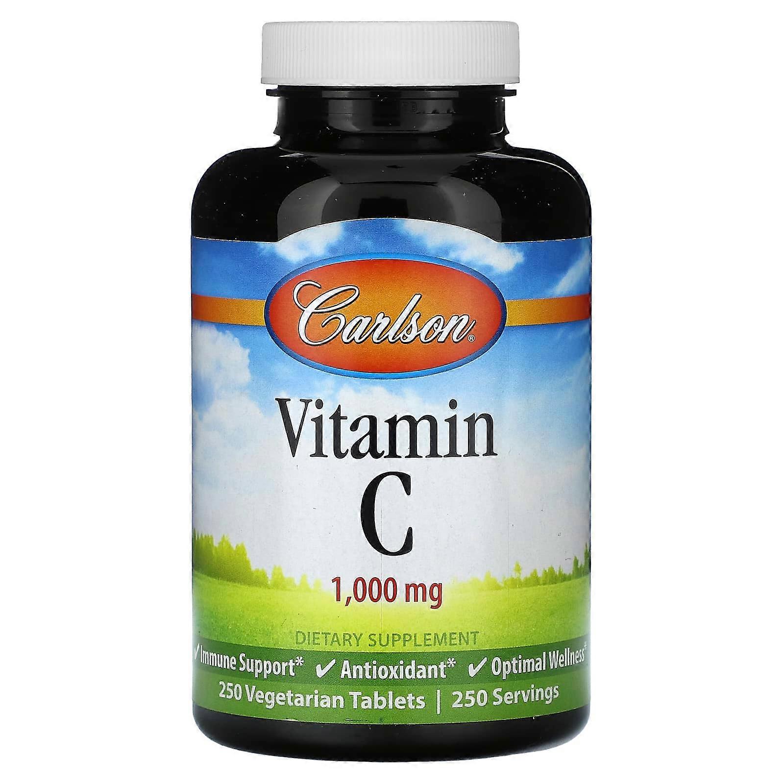 Vitamin C, 1,000 mg, 250 Vegetarian Tablets