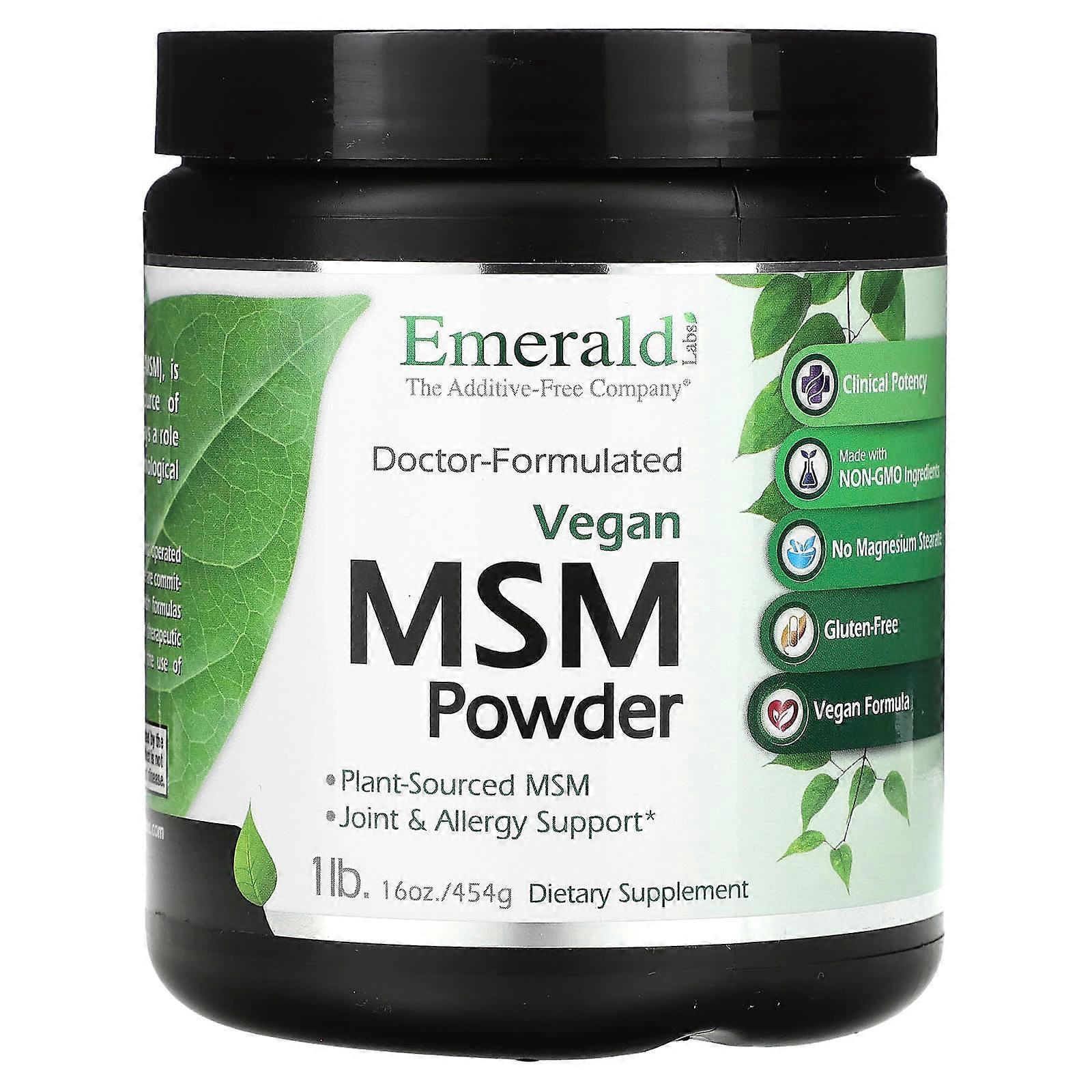 Vegan MSM Powder, 1 lb (454 g)