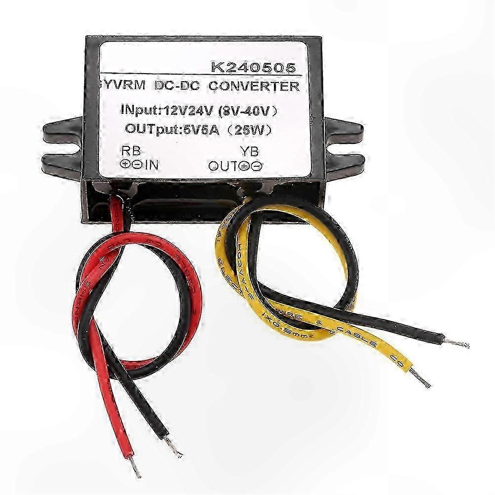 -  Step Down Converter Module 5V 5A Power Supply Adapter for 12V/24V Input