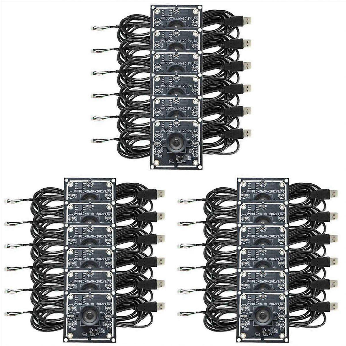 6PCS Camera Module 1MP OV9732 1280x720 USB Free Driver Manual Focus