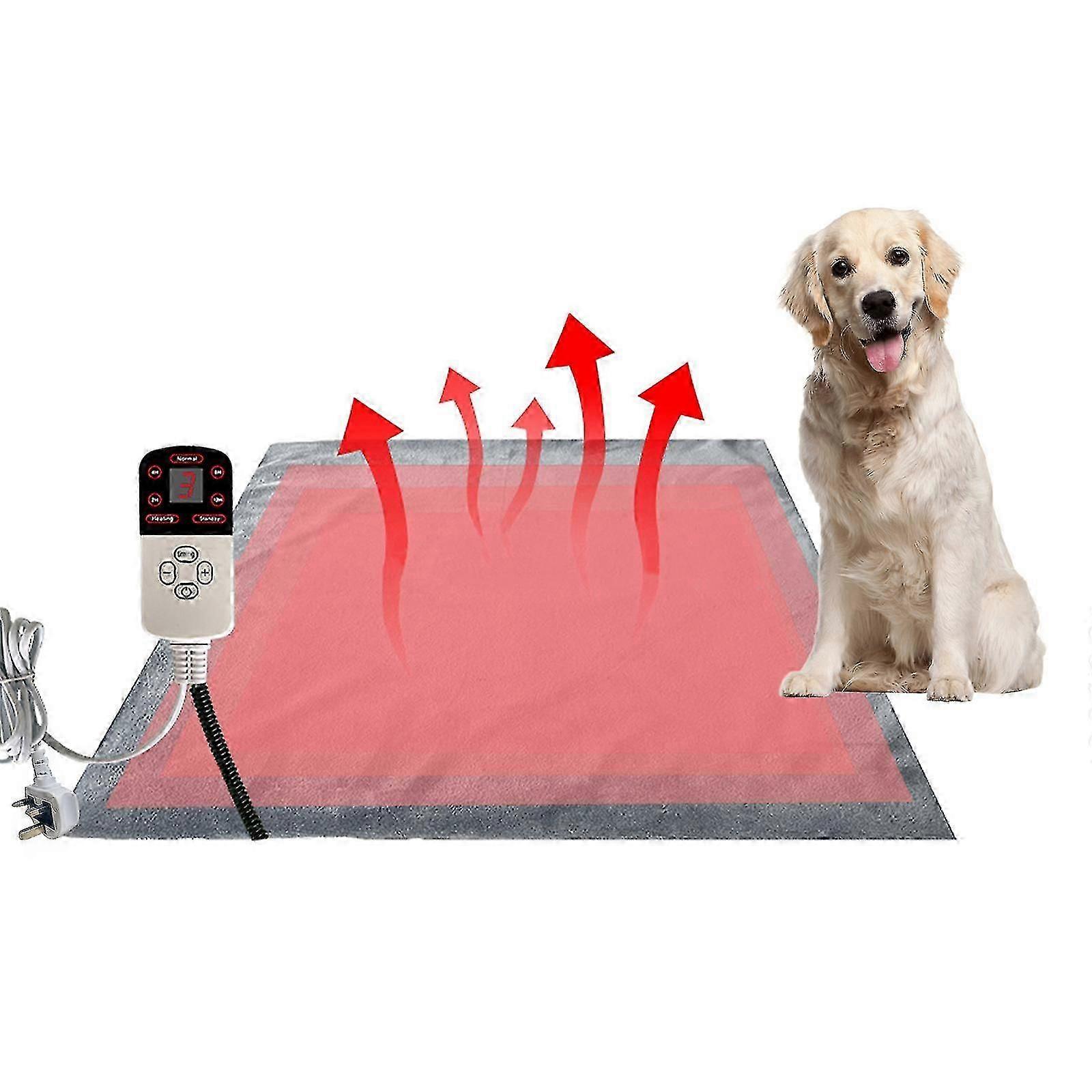 Evcil Hayvanlar İçin Ayarlanabilir Elektrikli Isıtma Pedi - Kediler/Köpekler İçin Sıcaklık Kontrol Matı_JC_i*