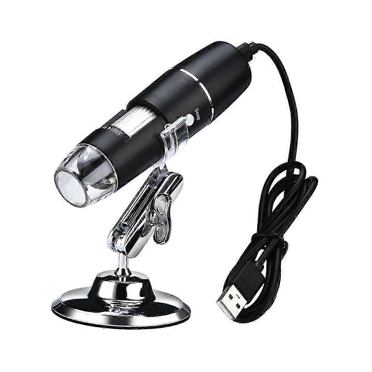 25-26 Digital Microscope for Handheld Magnifier Led Light Flexible Magnifying Glass for Inspecti