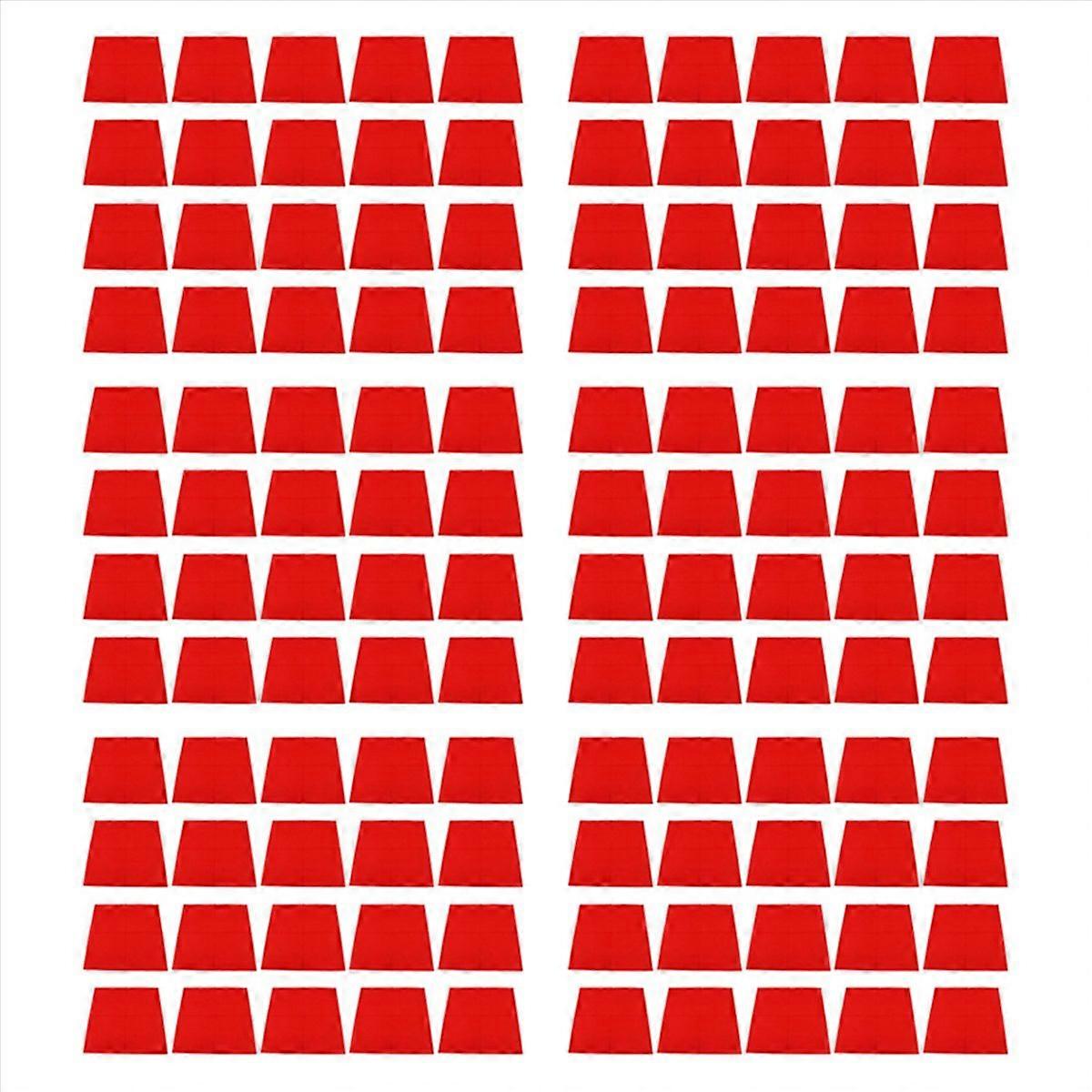 1 pack Solid Color Printed Paper Napkin (red)