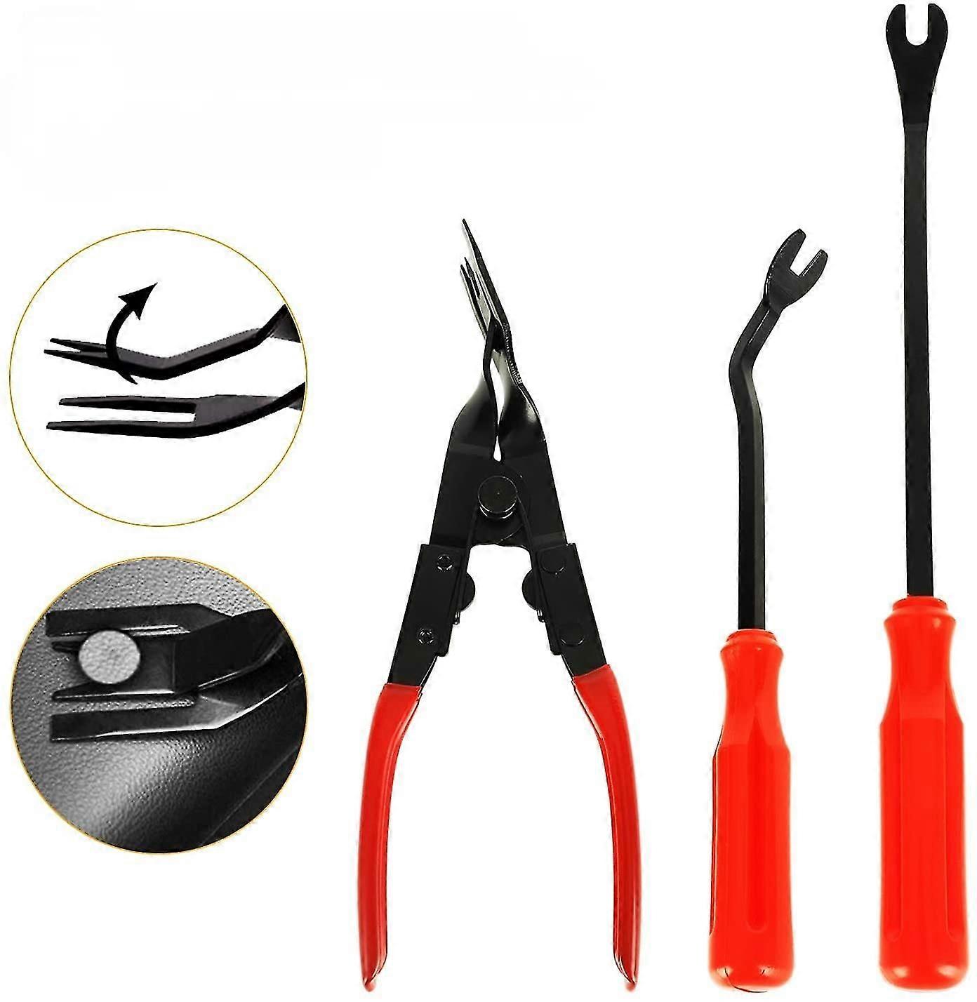 車のオーディオ修復ツール車のクリップリベットファスナードアパネルトリム除去ツールオートインテリア分解ツール車のプリヤ除去ツール