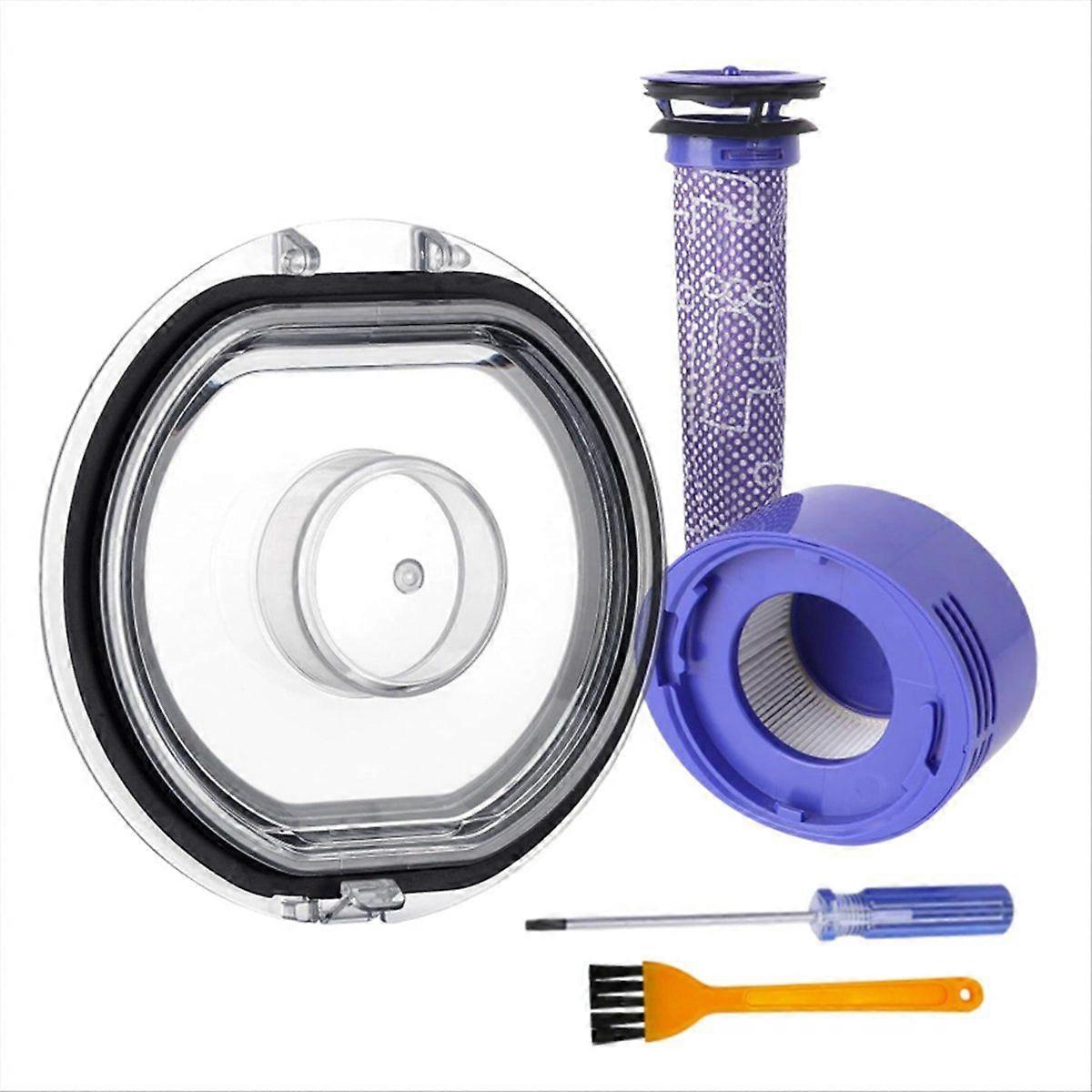 For V7 V8 Vacuum Cleaners Replacement Pre-Filter and Post- Filter Top Fixed Sealing Ring of Dust Pa