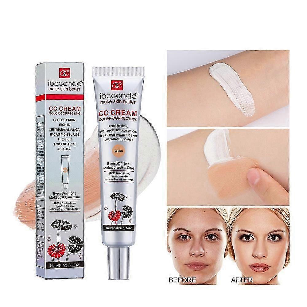 CC Cream com Centella Asiatica Correção de Cor CC Cream Pele Leve