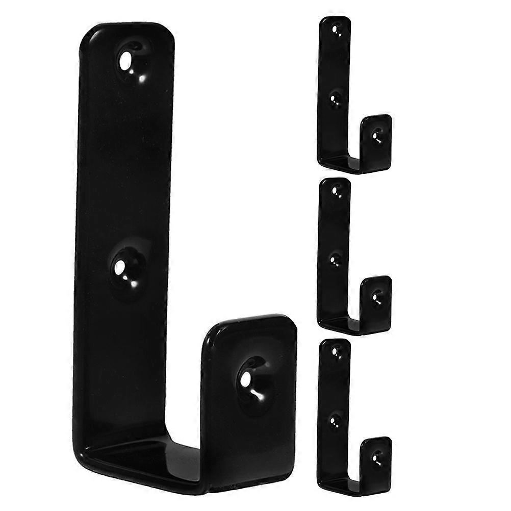 4PCS Bunk Bed Ladder Hook Brackets J Hook Hanger Bed Hooks Metal Utility Hooks Library Ladder Hardware Hooks for Bunk Bed Loft Bed Stairs