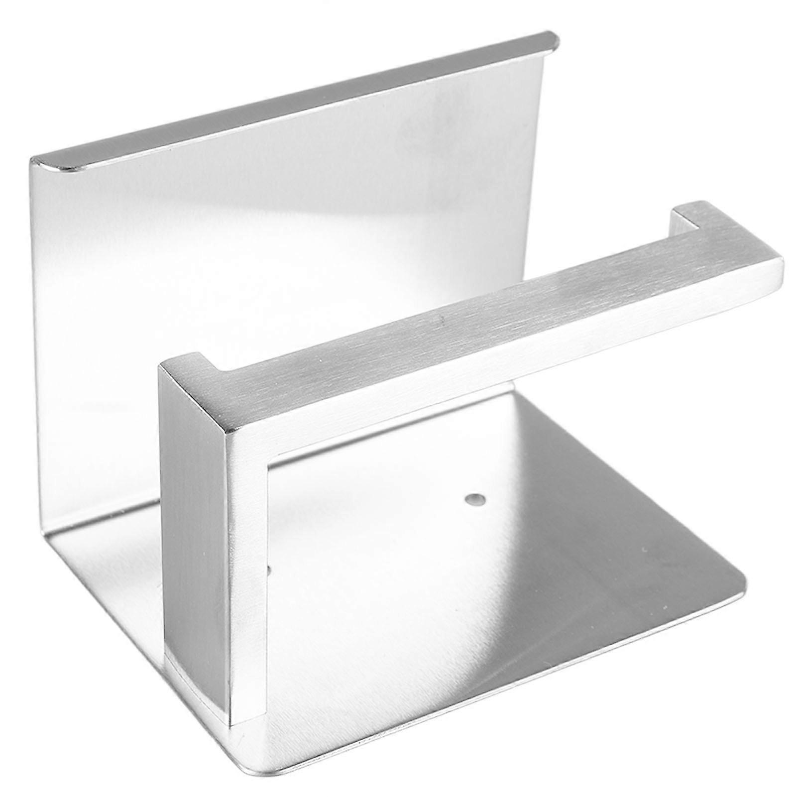Punch Free Toilet Paper Holder Stainless Steel Toilet Paper Holder with Shelf for Bathroom Washroom AK68 