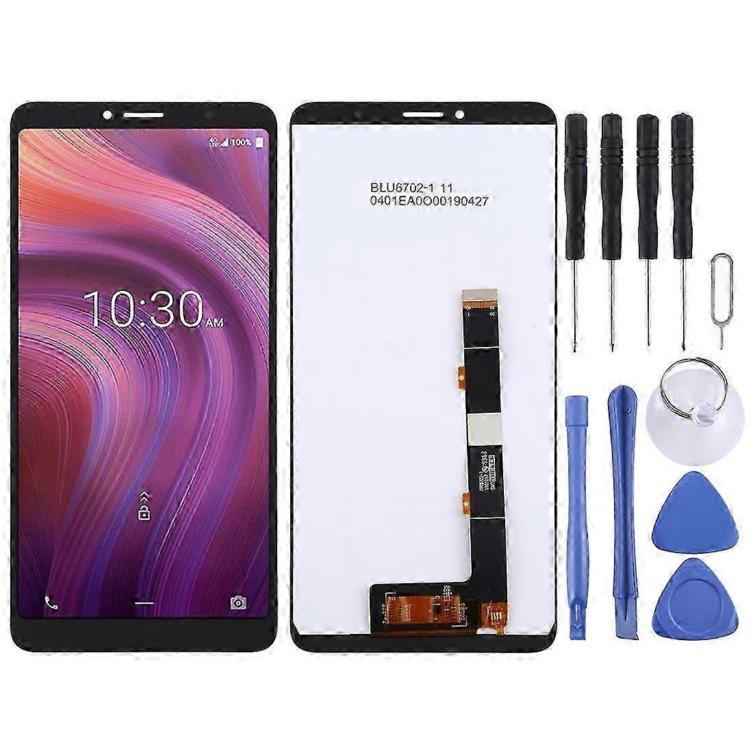 Alcatel 3V 2019 / 5032用OEM LCDスクリーン、デジタイザーフルアセンブリ付き(ブラック)