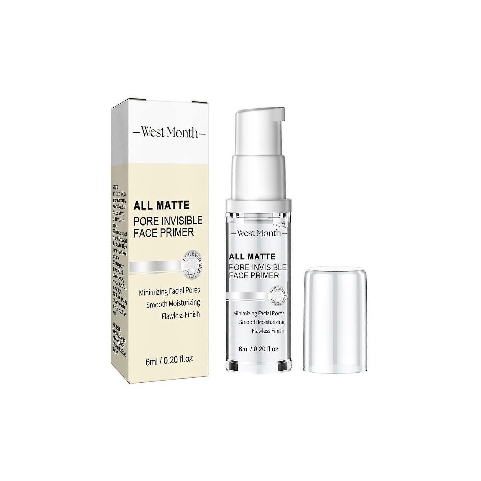 West Month Pore Contouring Primer, Brightening Moisturizing Concealer Natural Contouring Primer