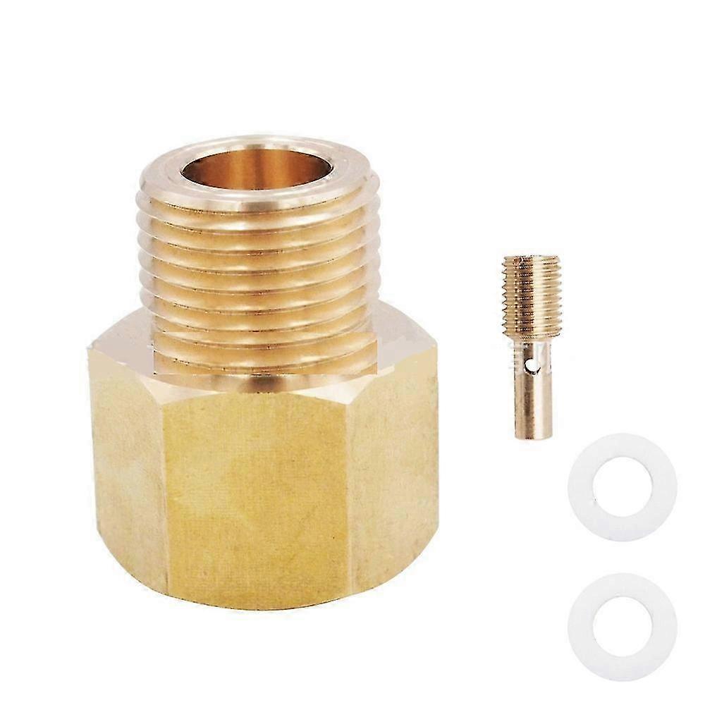 W21.8-14 Thread CO2 Adapter with RPV Valve - for Aquarium CO2 Setup