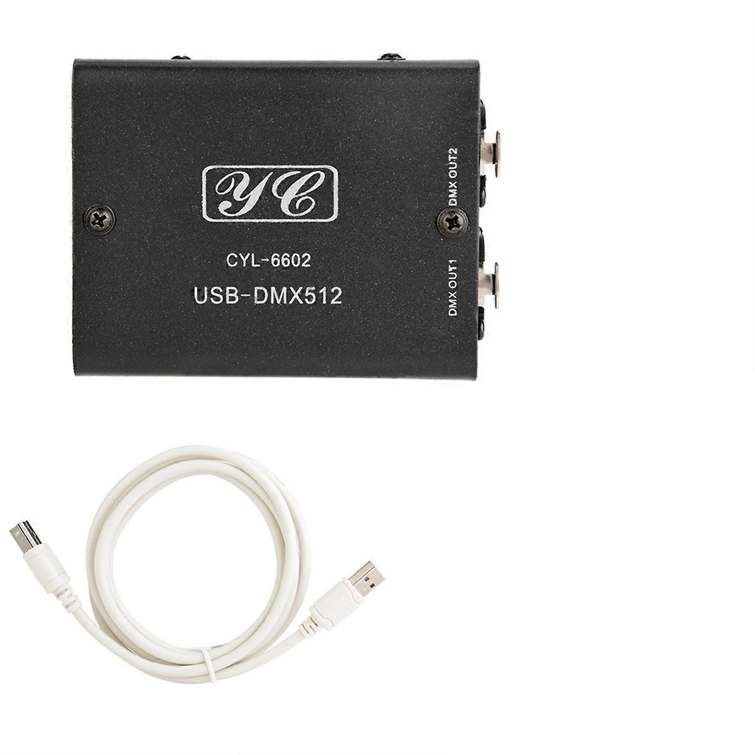 512‑Channel USB to DMX DMX512 LED Light DMX Stage Lighting Controller Channels Decoder Module