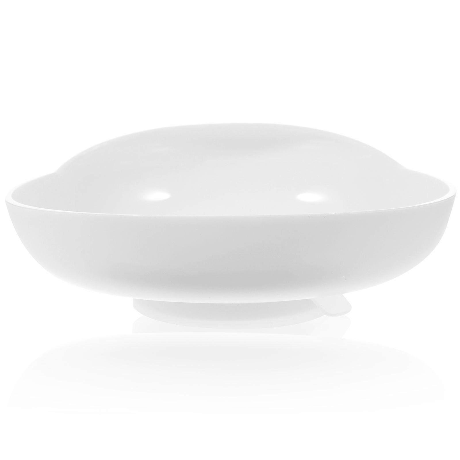 Scoop Bowl with Suction Base Self-feeding Bowl for Elderly Sprinkle Proof Food Plate