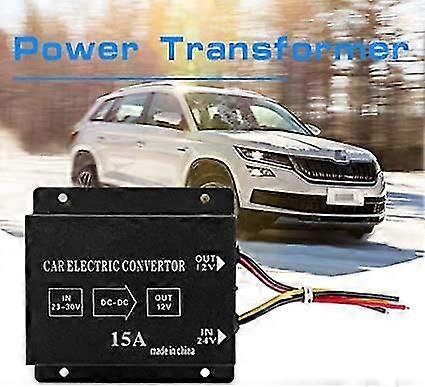 Dc 24v To 12v Power Converter Car Truck Electric Voltage Reducer Step-down Transformer With Preset Voltage Memory And Power Fail Preset Safeguard Func