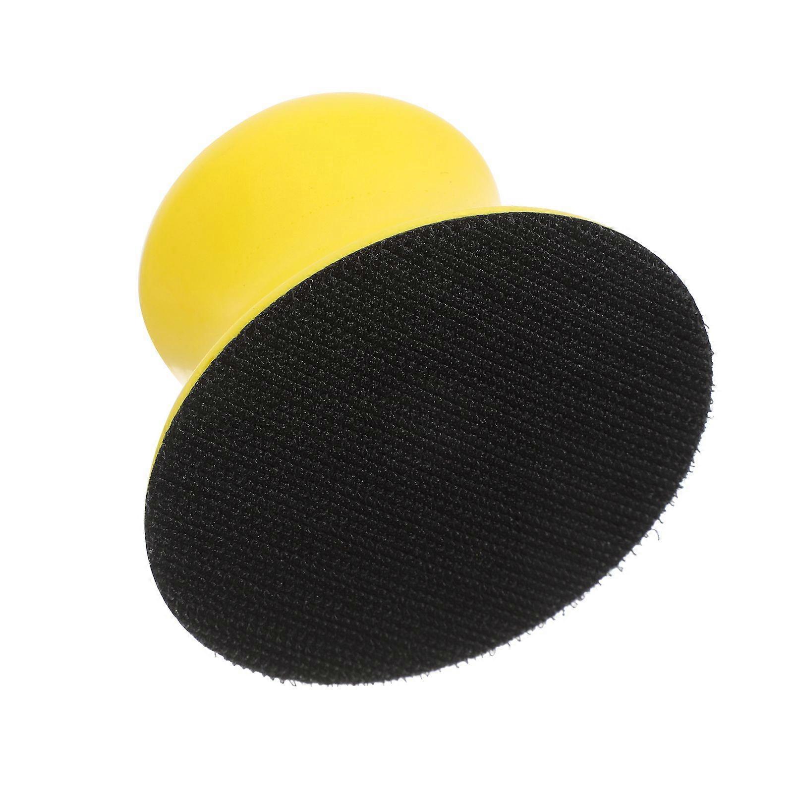 Handheld Sandpaper Holder for Woodworking Round Sanding Pad Manual Hand Sander for Wood Portable and Convenient Sanding Block Flexible Sanding Disc fo