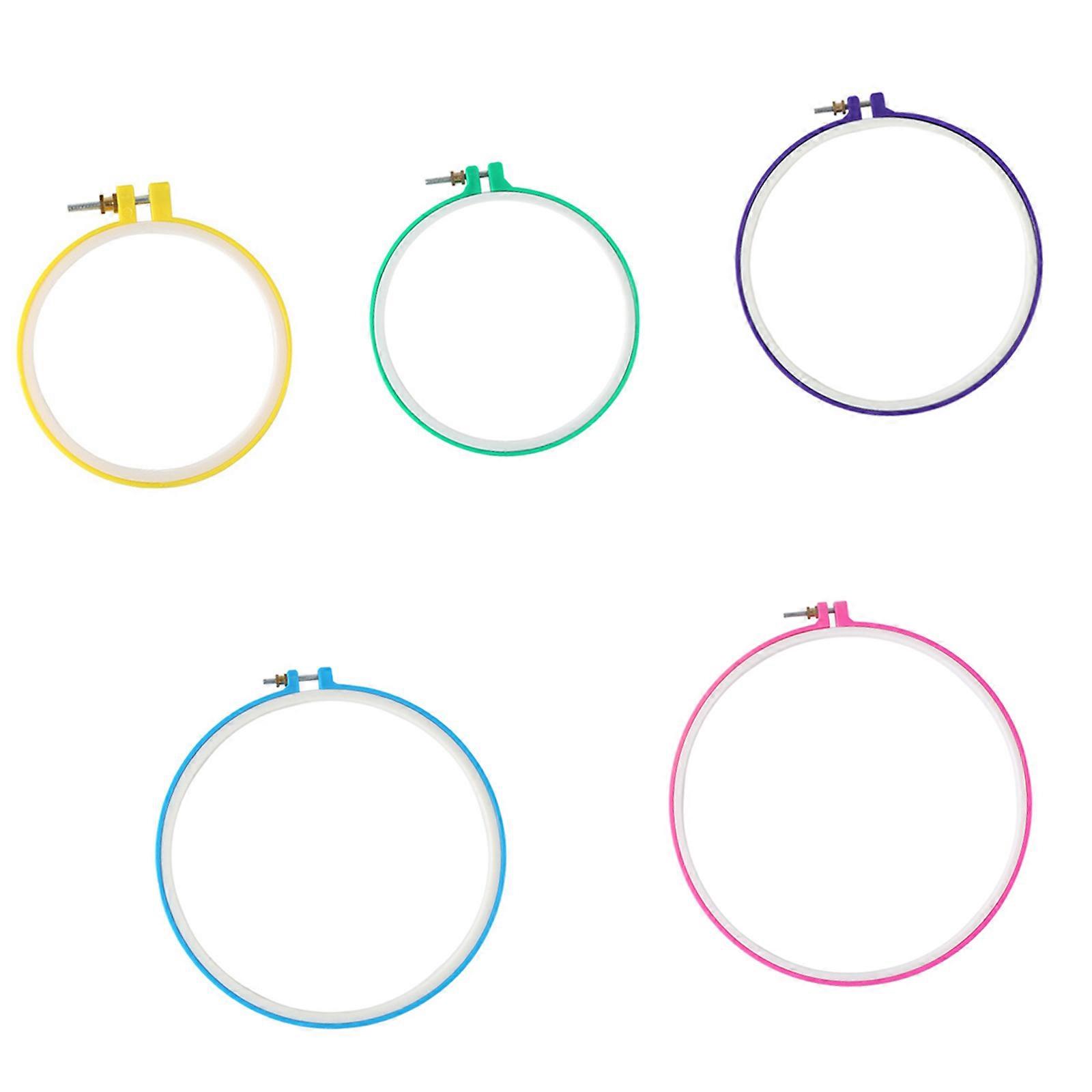 Universals Adjustable Craft Hoop With Ergonomic Designs for Crosses Stitching and Needlework Projects  B