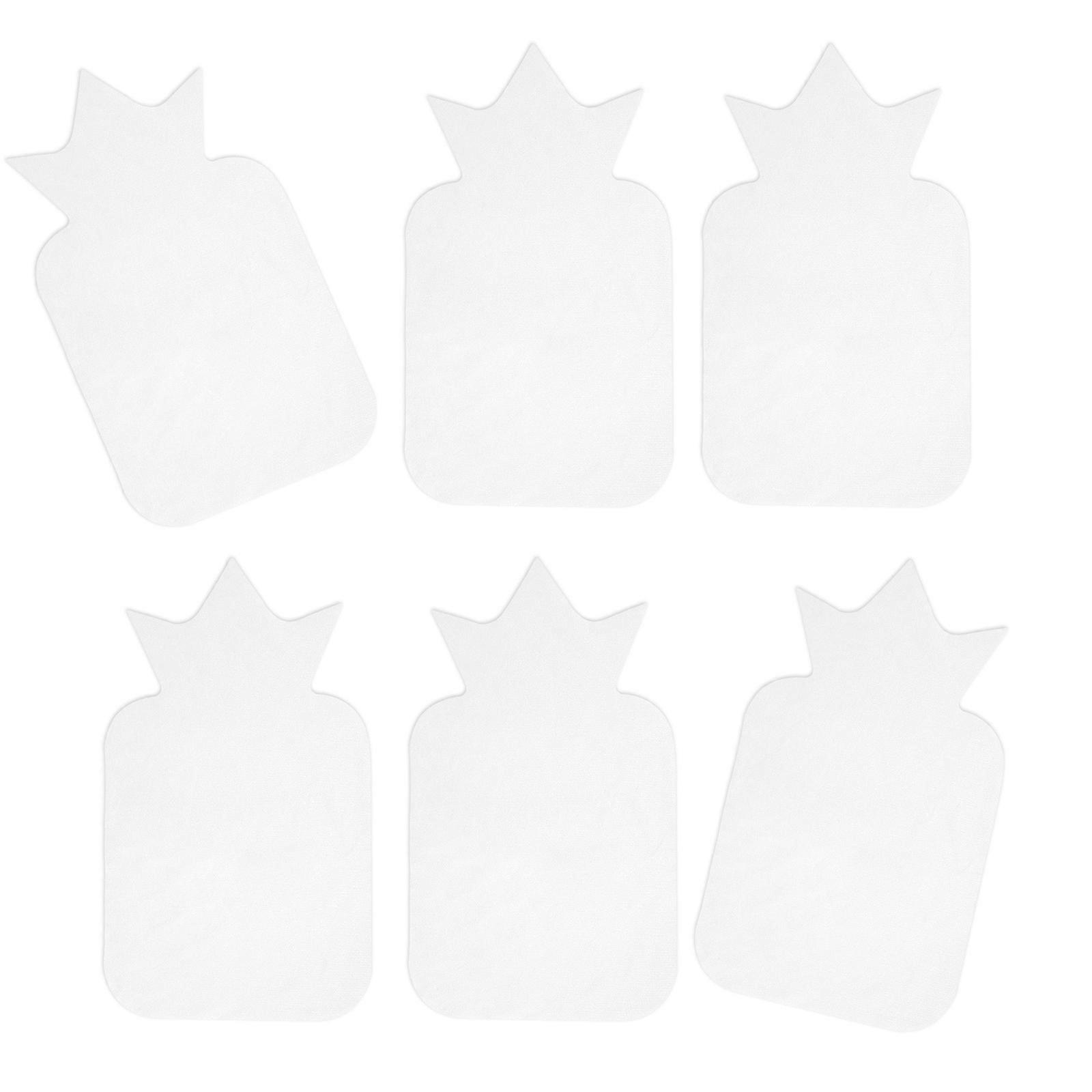 6 Pcs Crown Shape Back Perspiration Pads Back Sweat Pads Easily Absorb Sweat Back Perspiration Sheets for Kids Multicolor