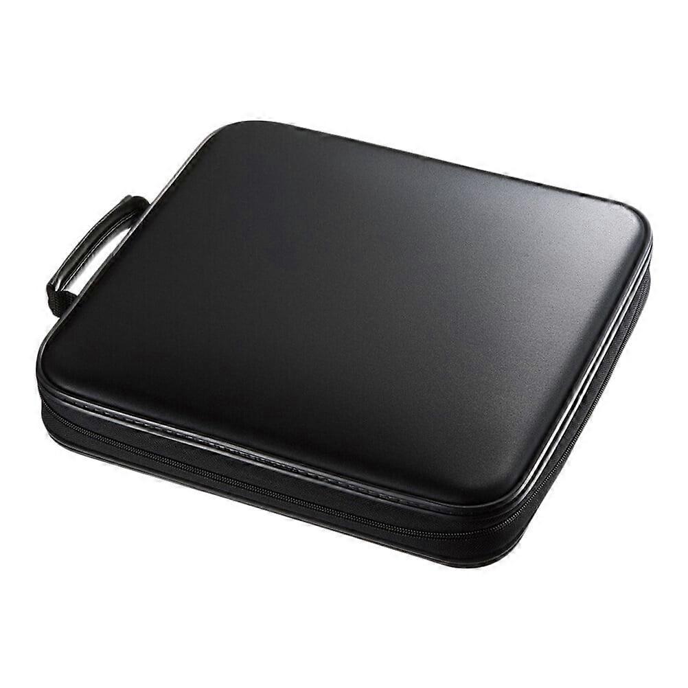 Portable CD Case 160 Capacity DVD Storage Organizer CD Booklet Binder Wallet