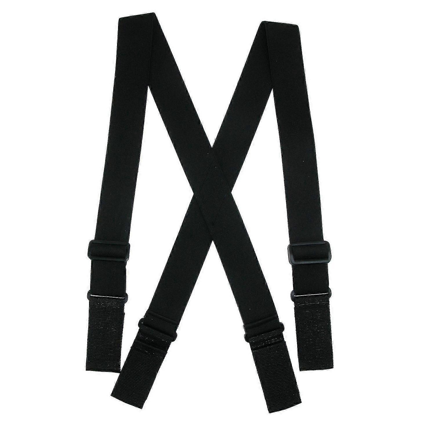 CTM Elastic Heavy Duty Ergonomic Support Suspenders with Hook & Loop Ends (Men)